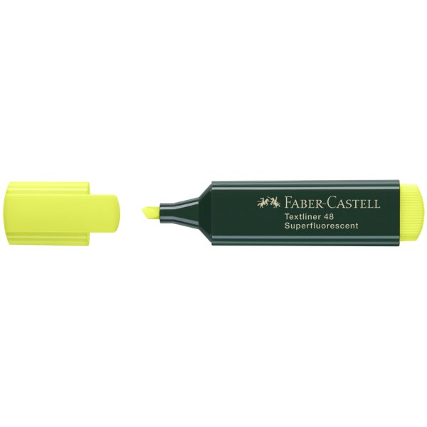 FABER-CASTELL Surligneur TEXTLINER 48 REFILL, jaune