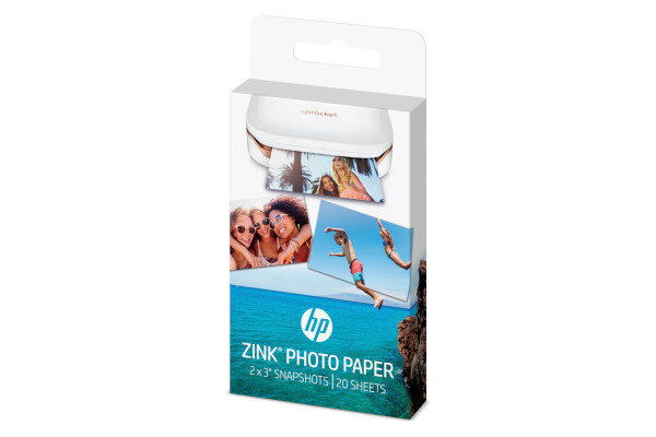 HP ZINK Photo Paper 5x7,6 cm HPIZ2X320 Sticky-Backed 20 Blatt
