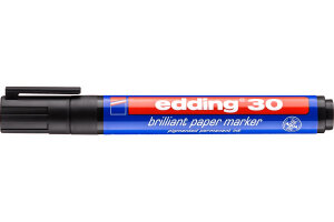 EDDING Marqueur permanent 30 30-1 noir