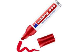 EDDING Permanent Marker 500 2-7mm 500-2 rot