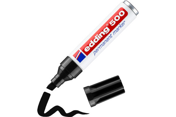 EDDING Marqueur permanent 500 2-7mm 500-1 noir