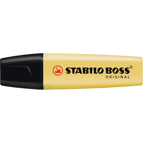 STABILO Surligneur BOSS ORIGINAL Pastel, jaune pastel