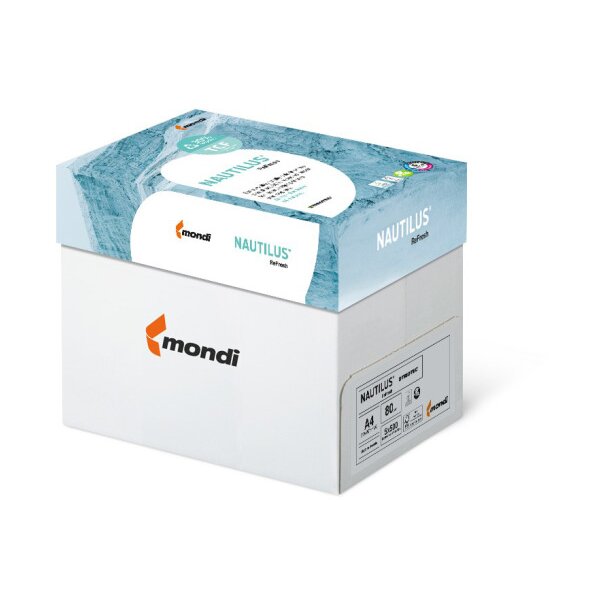 NAUTILUS REFRESH Papier à copier FSC A4 88078255 Recycling, 80 g SB 500 flls.