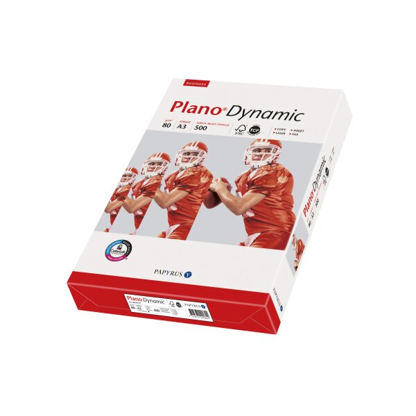 PLANO DYNAMIC Papier à copier FSC A3 88032036 blanc, 80g BB 500 flls.