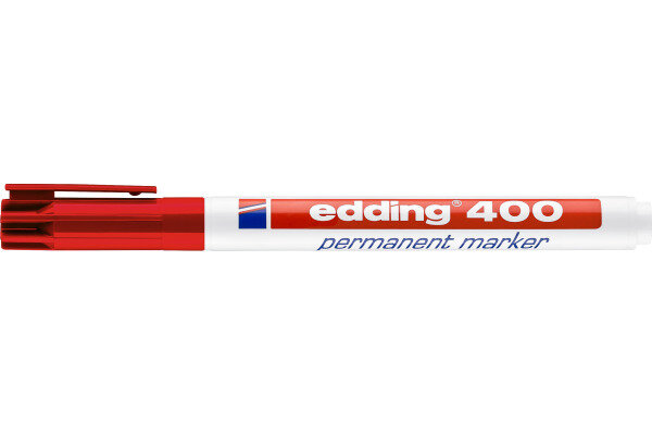 EDDING Permanent Marker 400 -1mm 400-2 rot