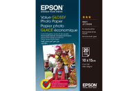 EPSON Value Photo Paper 10x15cm S400037 InkJet 183g 20 Blatt
