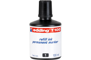 EDDING Encre 100ml T-100-1 noir