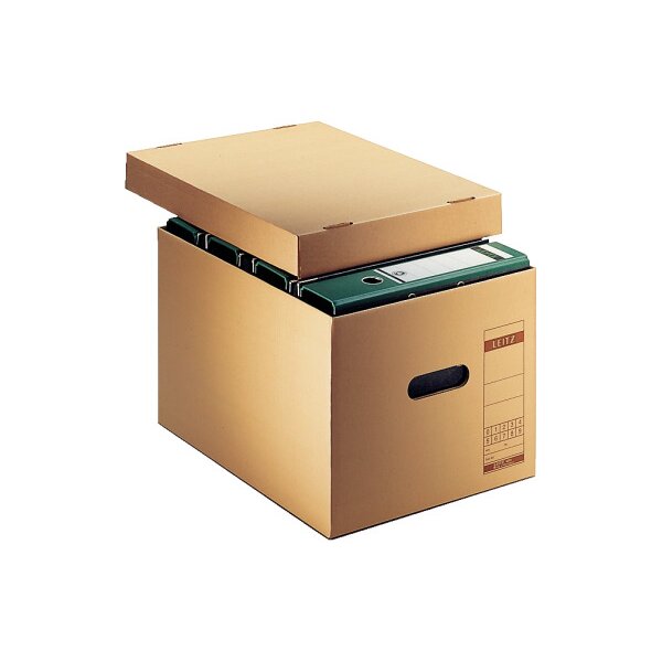 LEITZ Archiv-Schachtel Premium 60810000 braun 335x280x440mm
