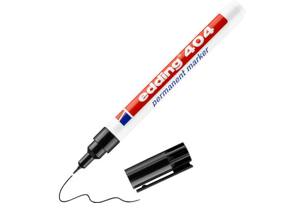 EDDING Permanent Marker 404 404-1 schwarz
