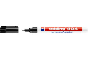 EDDING Marqueur permanent 404 404-1 noir