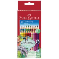 FABER-CASTELL Dreikant-Buntstifte Colour GRIP, 36er Etui