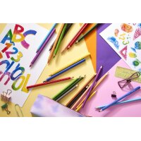 FABER-CASTELL Dreikant-Buntstifte Colour GRIP, 36er Etui
