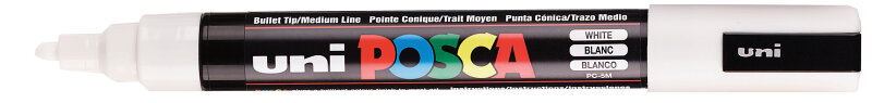 POSCA Pigmentmarker PC-5M, weiss