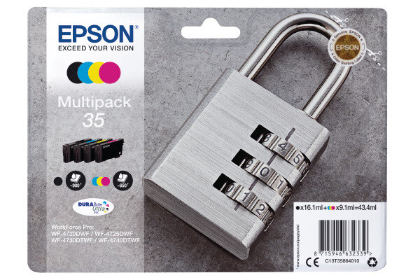 EPSON Multipack Tinte CMYBK T358640 WF-4720/4725DWF 4-color
