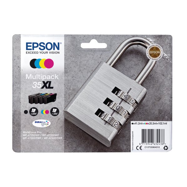 EPSON Multipack Tinte XL CMYBK T359640 WF-4720/4725DWF 4-color