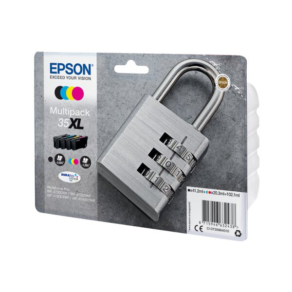 EPSON Multipack Tinte XL CMYBK T359640 WF-4720/4725DWF 4-color