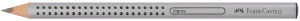 FABER-CASTELL Bleistift Jumbo GRIP, B, silber