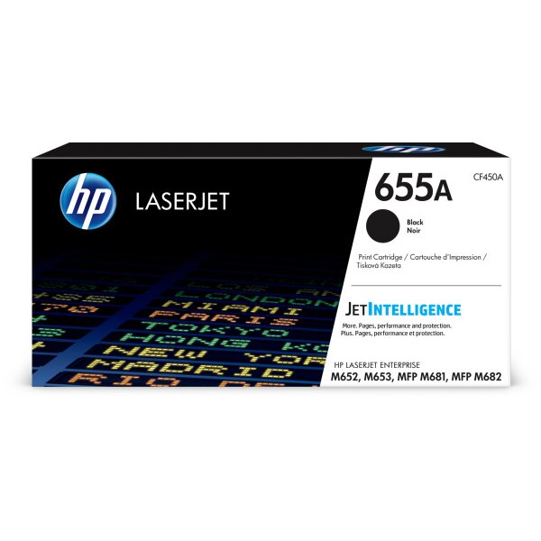 HP Toner-Modul 655A schwarz CF450A CLJ Enterprise M652 12500 S.