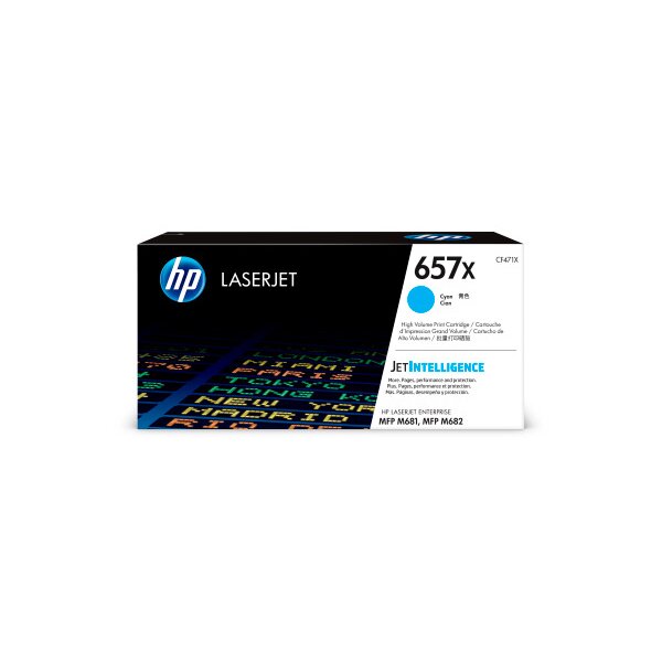 HP Toner-Modul 657X cyan CF471X CLJ Enterprise M681 23000 S.