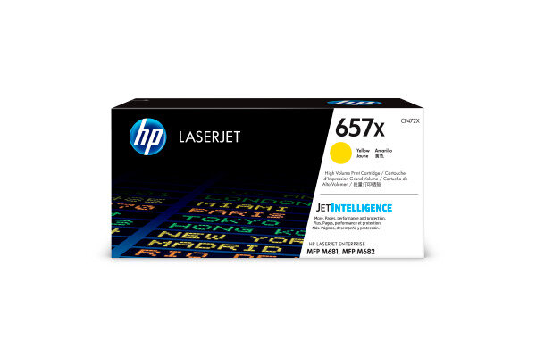 HP Cartouche Toner 657X yellow CF472X CLJ Enterprise M681 23000 p.