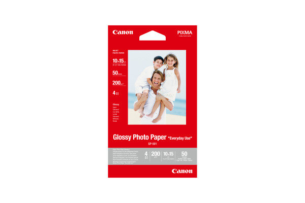 CANON Glossy Photo Paper 10x15cm GP5014x6 InkJet, Everyday 200g 50 fl.