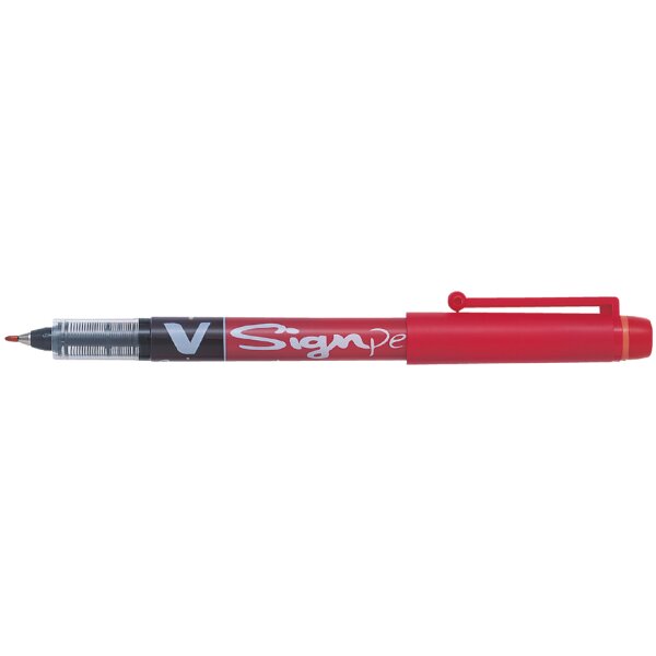 PILOT Faserschreiber V Sign Pen, schwarz,Strichstärke: 0,6mm