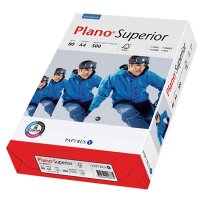 PLANO Superior Premiumpapier 2-fach gelocht hochweiss A4...