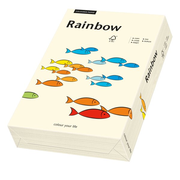RAINBOW Farbpapier hellchamois A3 80g - 1 Palette (50000 Blatt)
