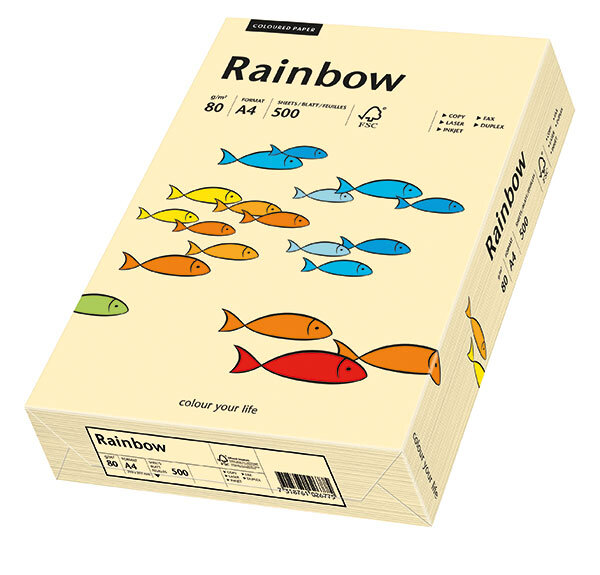 RAINBOW Farbpapier chamois A3 80g - 1 Palette (50000 Blatt)