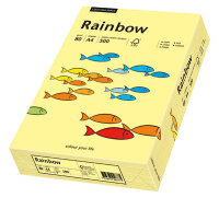 RAINBOW Farbpapier hellgelb A4 80g - 1 Palette (100000 Blatt)