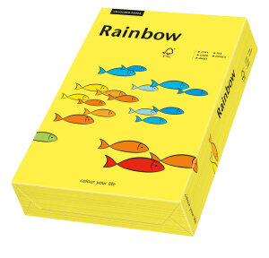 RAINBOW Farbpapier mittelgelb A3 80g - 1 Palette (50000...