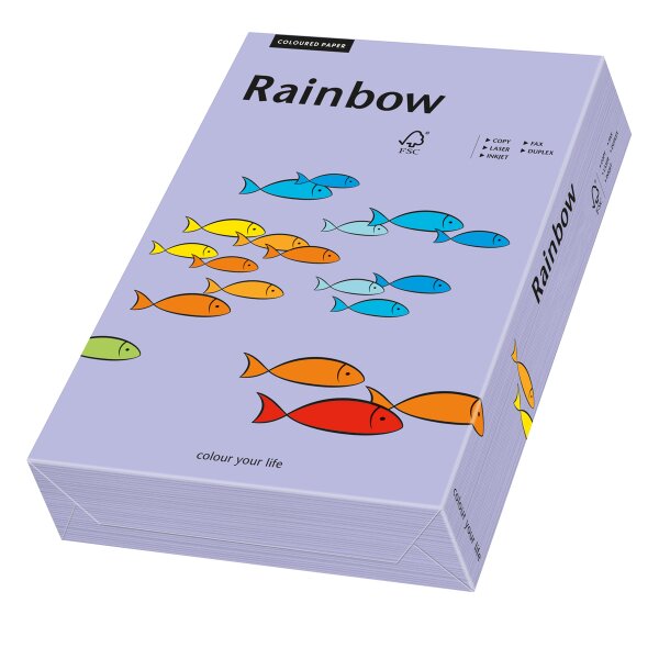 RAINBOW Farbpapier violett A4 160g - 1 Palette (50000 Blatt)