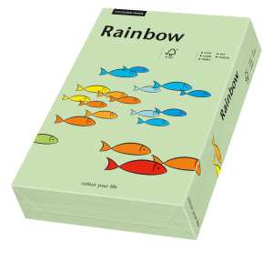 RAINBOW Farbpapier mittelgrün A4 160g - 1 Palette...