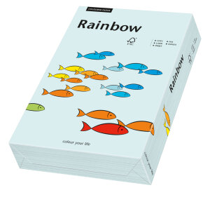 RAINBOW Papier couleur bleu clair A3 80g - 1 Palette...