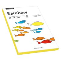 RAINBOW Farbpapier neon yellow A4 80g - 1 Palette (80000...