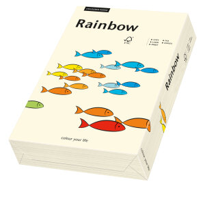 RAINBOW Farbpapier hellchamois A4 120g - 1 Karton (1250...