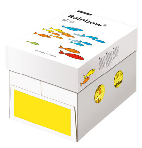 RAINBOW Farbpapier intensivgelb A3 80g - 1 Karton (2500...