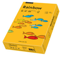 RAINBOW Farbpapier mittelorange A4 120g - 1 Karton (1250 Blatt)