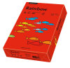 RAINBOW Farbpapier intensivrot A4 160g - 1 Karton (1250 Blatt)