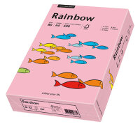 RAINBOW Farbpapier rosa A4 160g - 1 Karton (1250 Blatt)