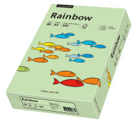 RAINBOW Farbpapier mittelgrün A3 80g - 1 Karton (2500 Blatt)