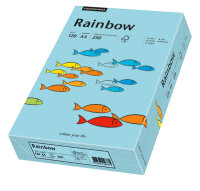 RAINBOW Farbpapier mittelblau A4 160g - 1 Karton (1250...
