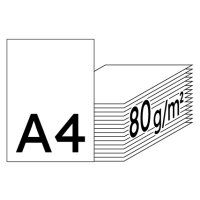 RAINBOW Farbpapier blau A4 80g - 1 Karton (2500 Blatt)
