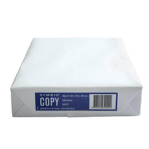 SYMBIO Copy Papier Universel blanc A4 80g - 1 Carton (2500 Feuilles)