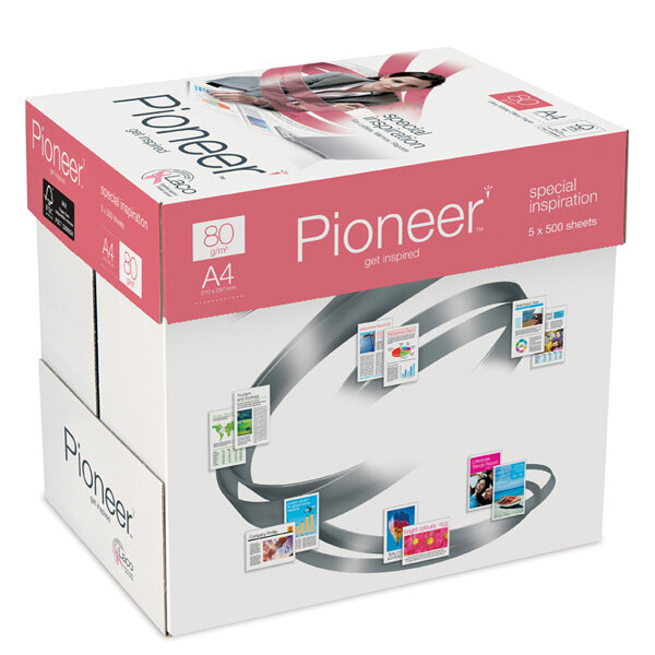 PIONEER special inspiration Premiumpapier hochweiss A4 80g - 1 Karton (2500 Blatt)