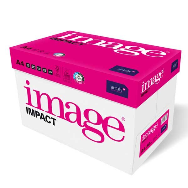 IMAGE Impact Premiumpapier hochweiss A4 70g - 1 Karton (2500 Blatt)