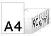 DATA COPY Premiumpapier hochweiss A4 90g - 1 Karton (2500 Blatt)