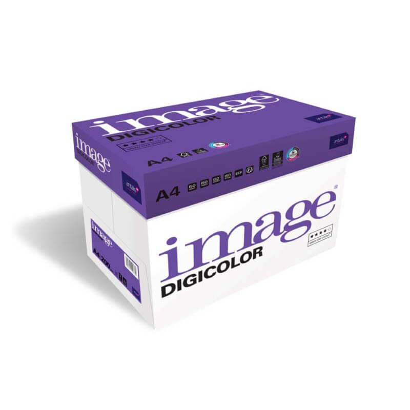 IMAGE Digicolor Farblaserpapier hochweiss A4 200g - 1 Karton (1000 Blatt)