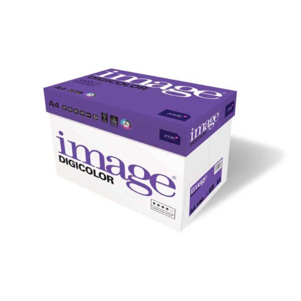 IMAGE Digicolor Farblaserpapier hochweiss A4 100g - 1 Karton (2500 Blatt)