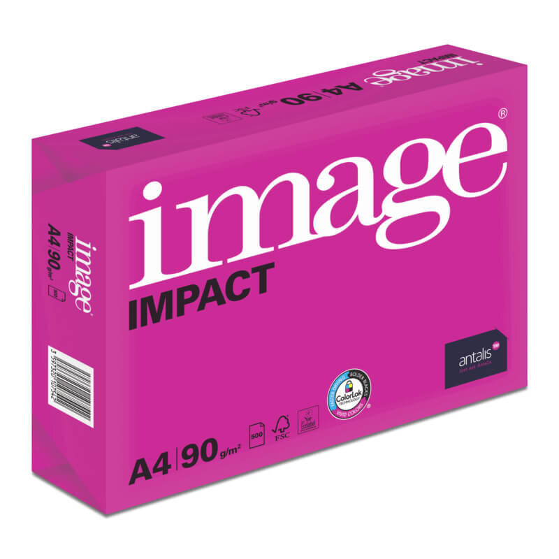 IMAGE Impact Papier Premium extra blanc A4 90g - 1 Carton (2500 Feuilles)
